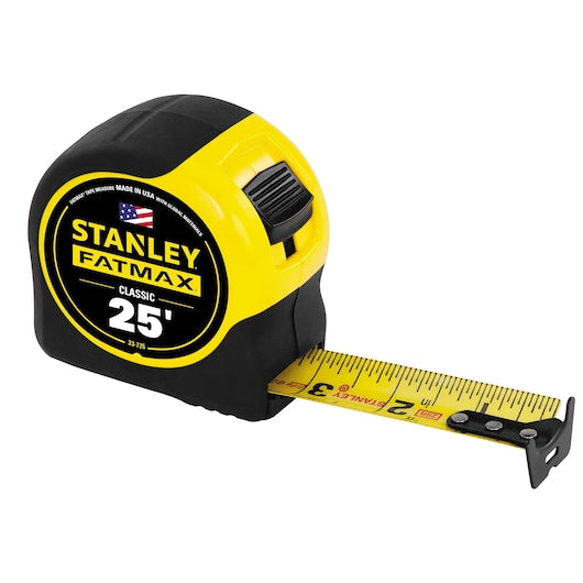 STANLEY 25" FATMAX Classic Tape Measure 33-725, 1 EA