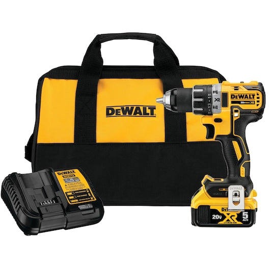 DeWalt 20V MAX* XR Brushless Cordless 1/2 in. Drill/Driver Kit DCD791P1, 1 EA